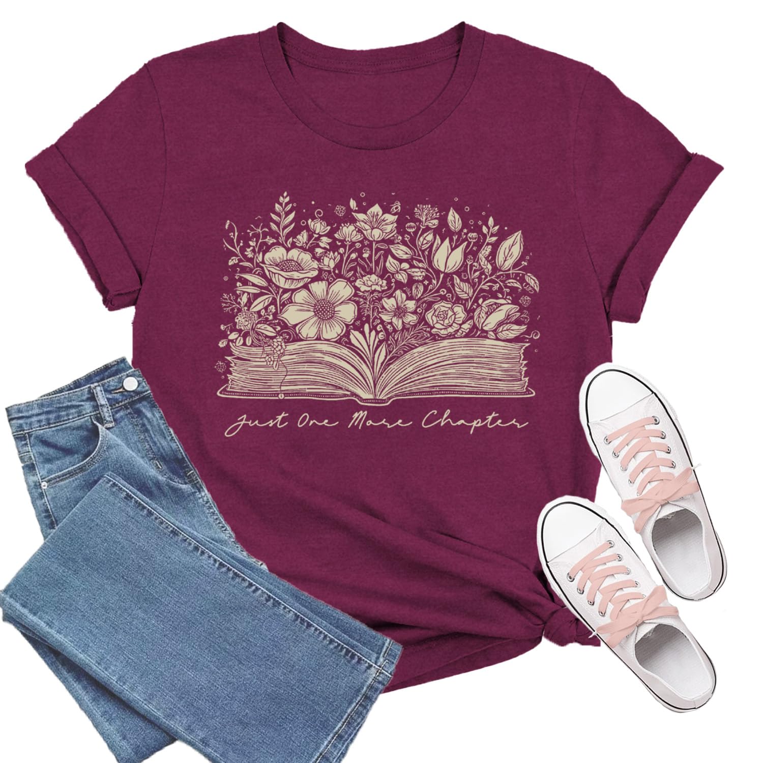 Book Shirts for Women Book Lover T-Shirt Reading Tee Teacher Tops