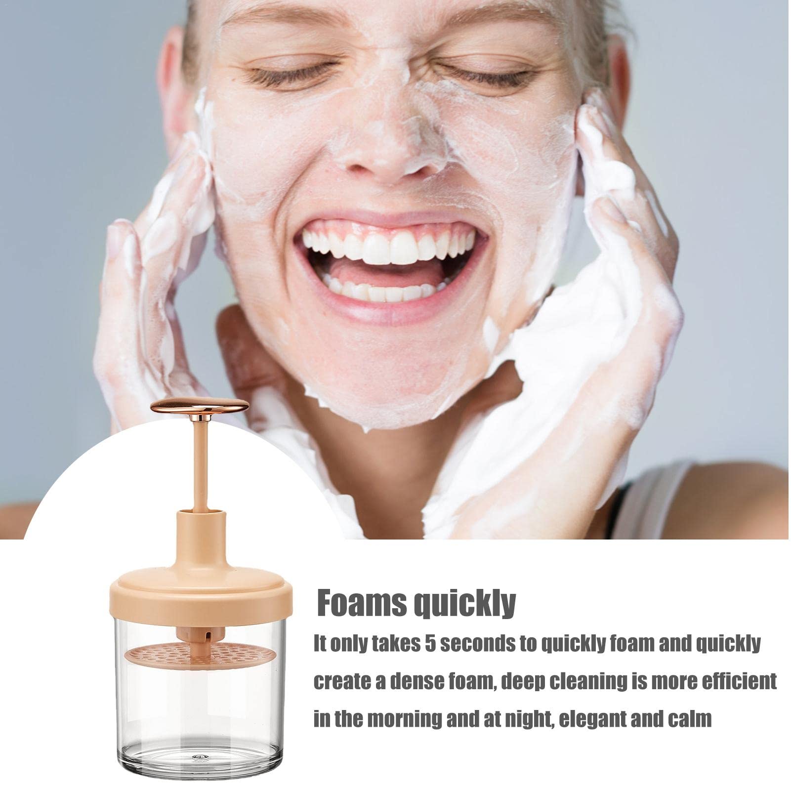 Schiuma facciale - Produttore di schiuma per lavaggio viso - Whip Maker strumento per la pulizia del viso, Skincare Cleaner Tools per bilancio di viaggio