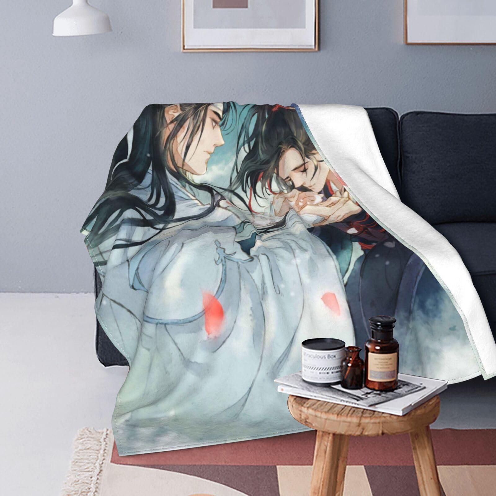 魔道祖師 ブランケット 魏無羨 藍忘機