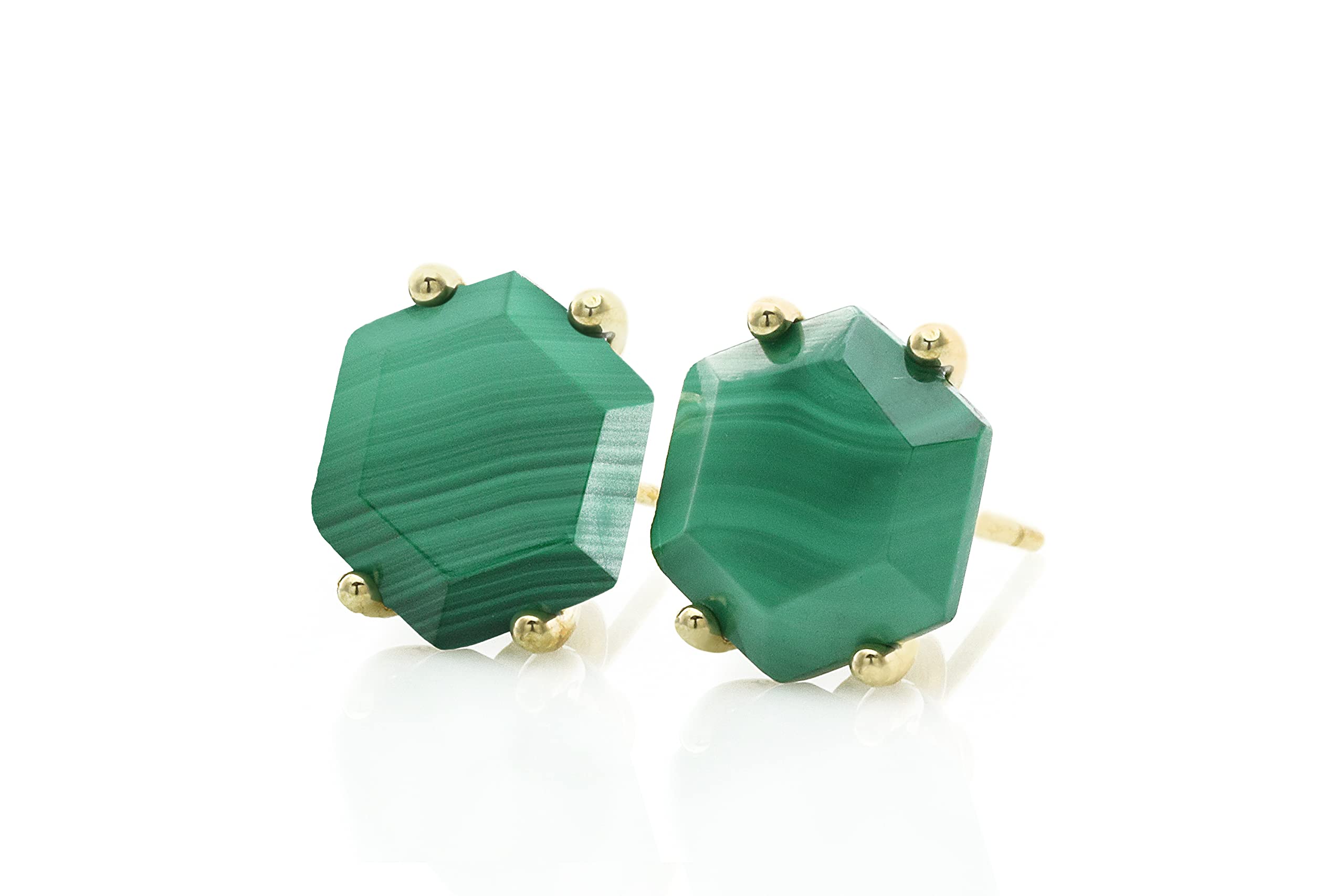 Boucles d'oreilles cadeau avec boîte et Anémone Hexagone personnalisées - 8