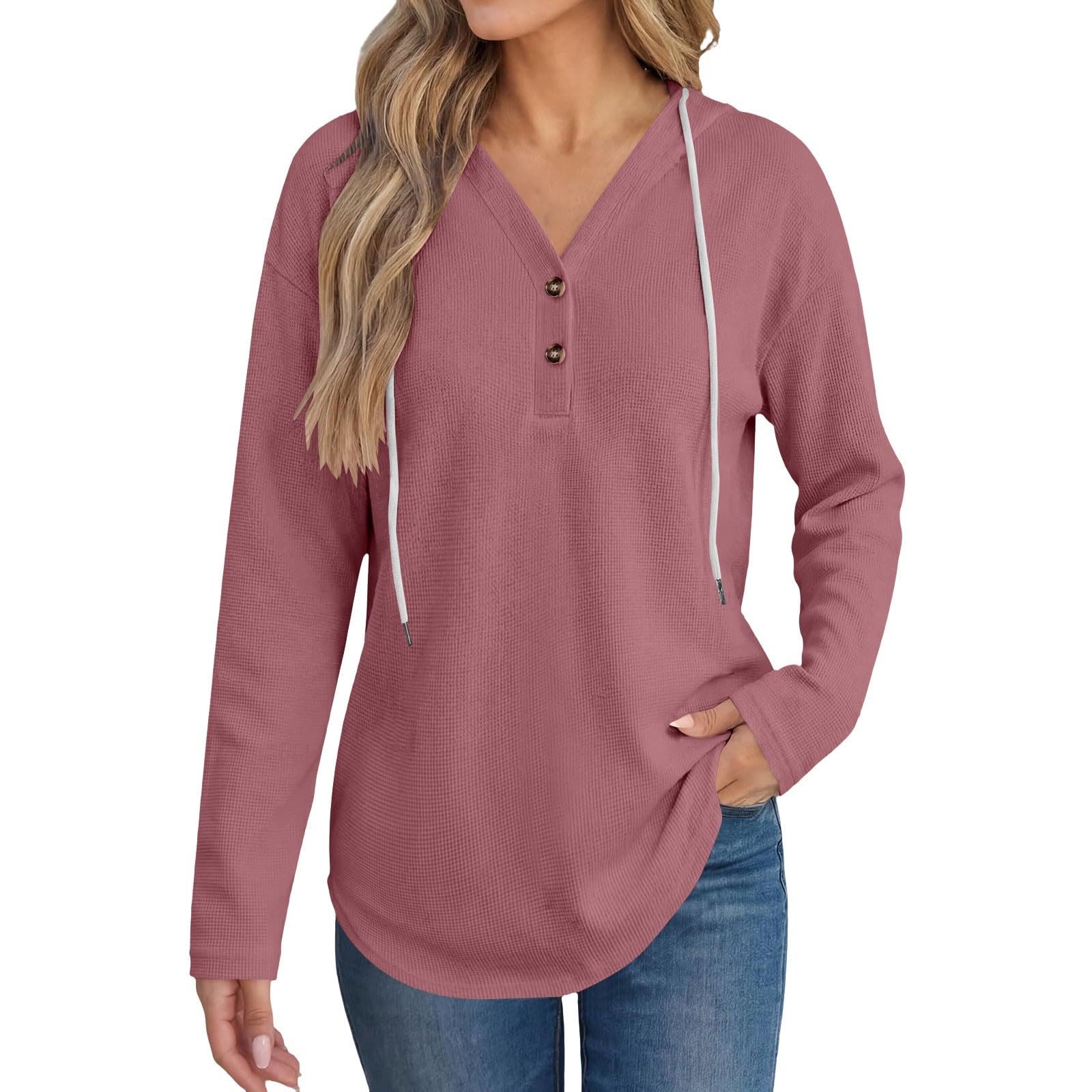 Sudadera para mujer con capucha chic holgada, camiseta unisex de corte