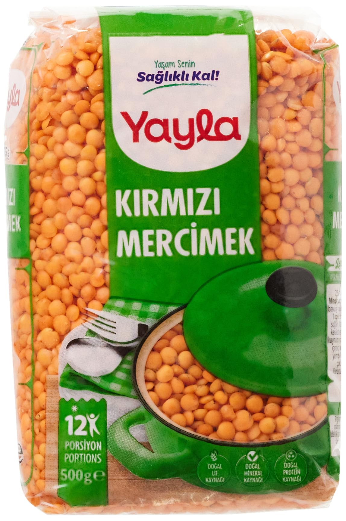 yayla Kırmızı Mercimek, 500 gr