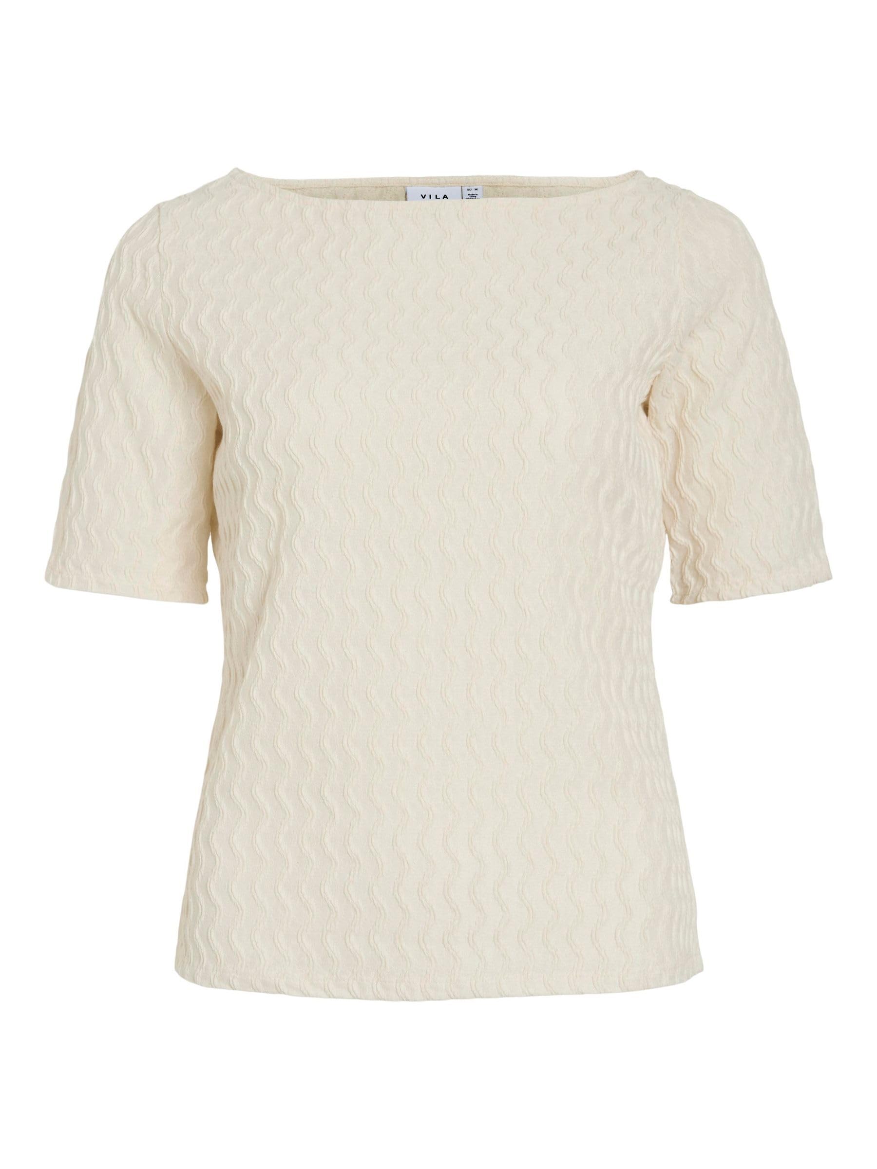 Vila Viromila Boatneck 2/4 Top, Birch, M