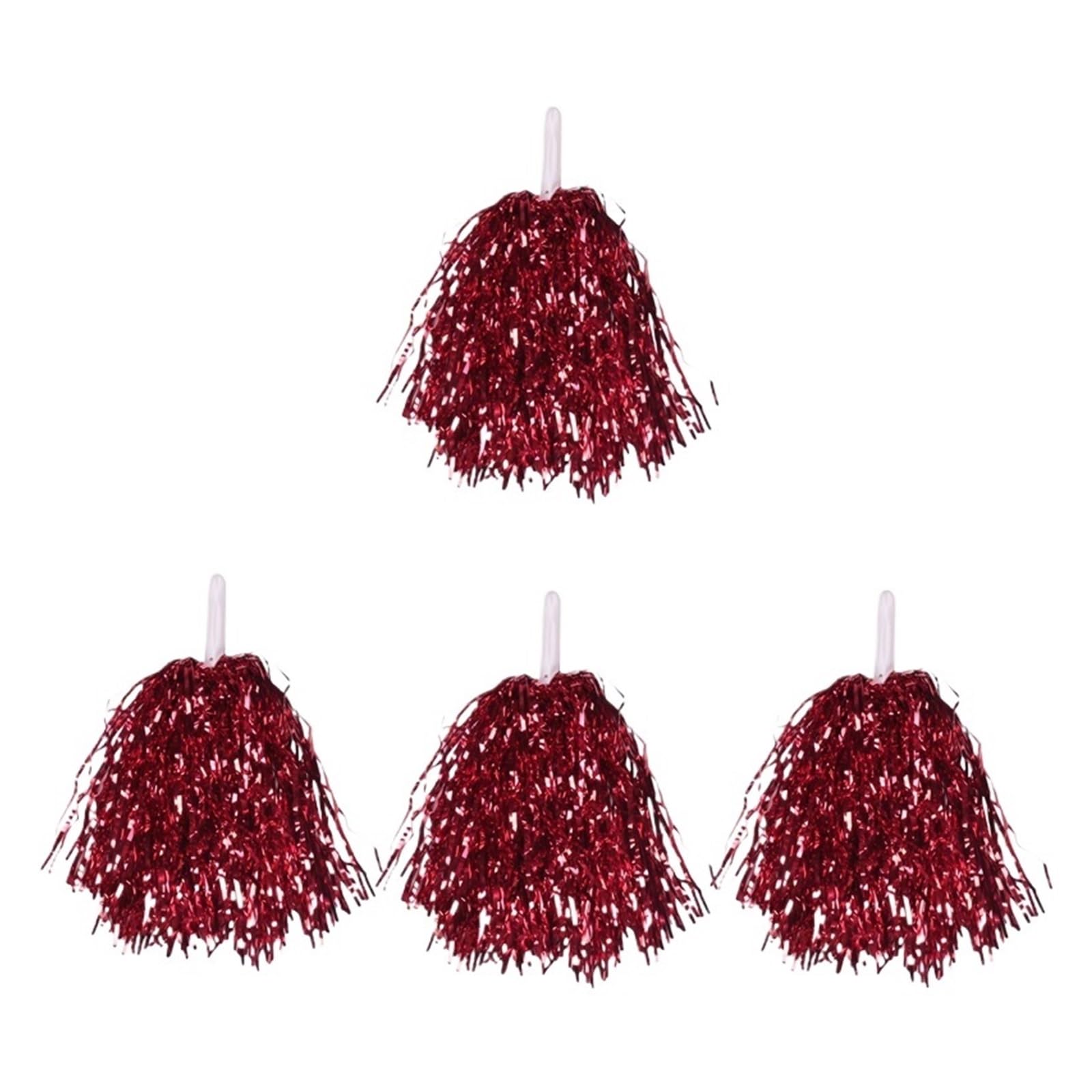 24 Pièces De Pompons Pom-pom Girl En Feuille Métallique Pour pom-pom girl