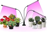Vista 26 de iPower Tiras de luz LED de crecimiento de plantas de espectro completo con 3 modos de temporización, 10 niveles regulables, 48 LED por tubo, lámpara