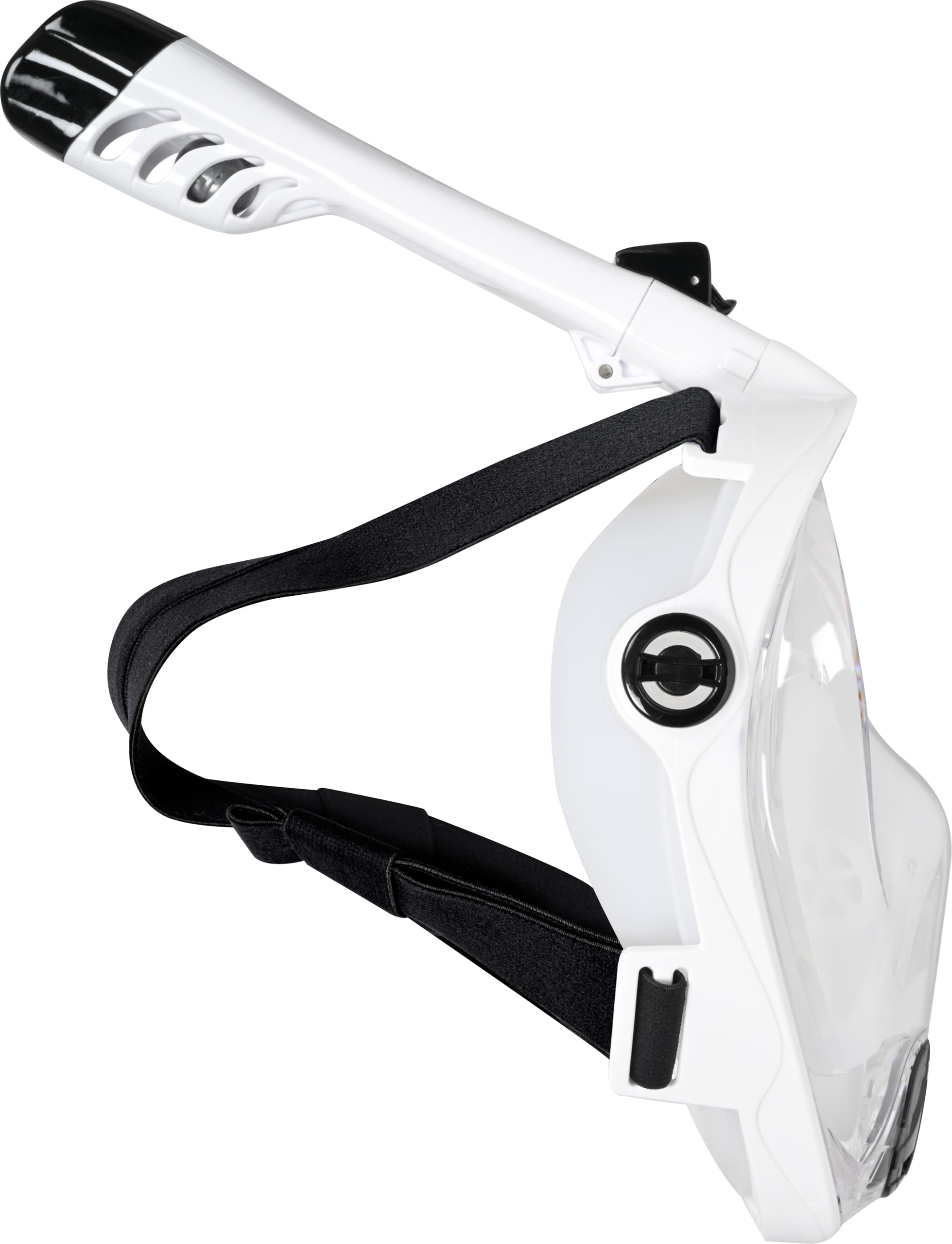 Mares Aquazone Full Face Mask - Máscara Integral de Snorkel para Adultos, Falda de Silicona, Tubo Plegable, 3 Tallas