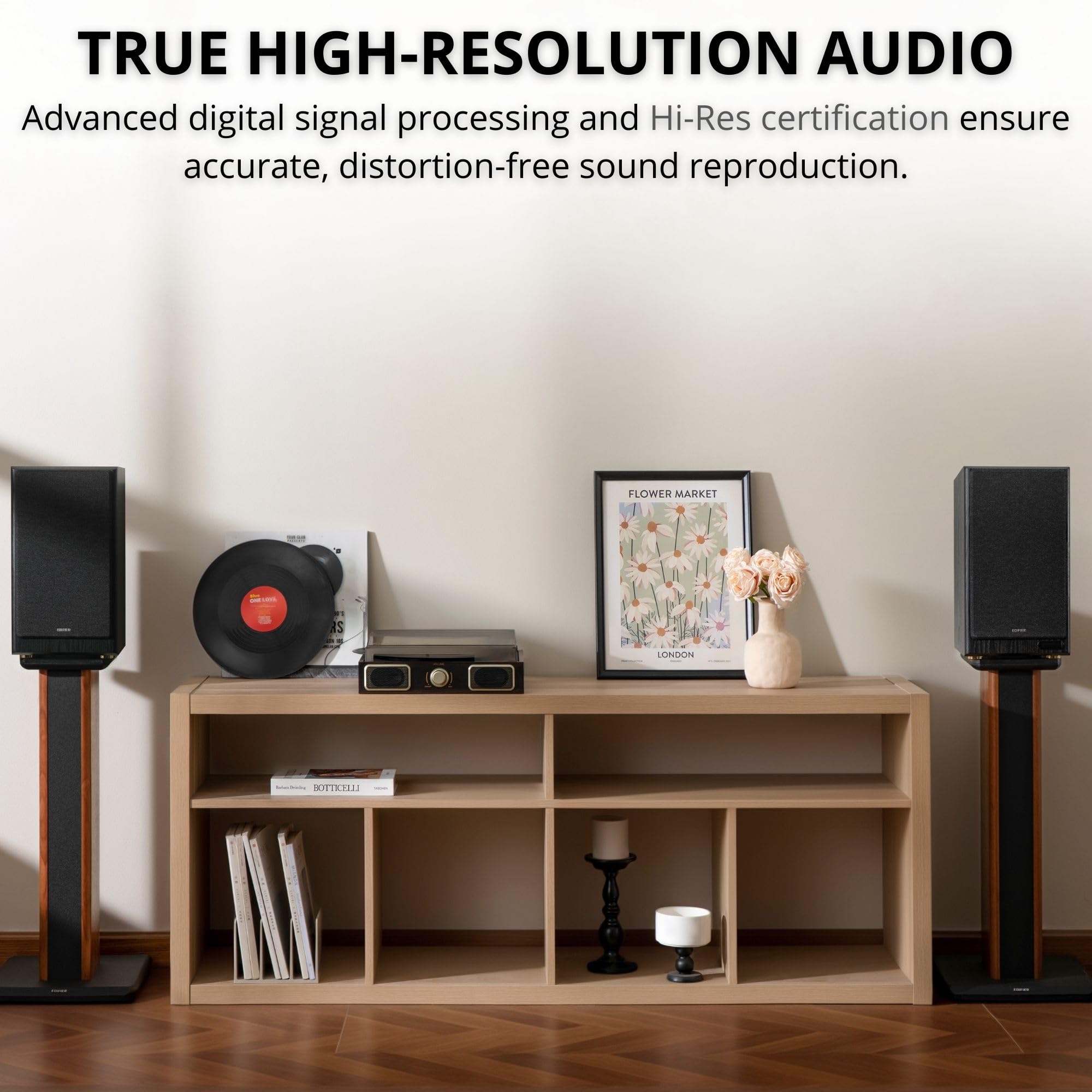 Edifier R2750DB MKII Altavoces Autoamplificados, Altavoces Activos HiFi 144W RMS. Sistema 3 Vías con Bluetooth 6.0, HDMI eARC, Audio Alta Resolución 24bit/96kHz y Sub out, Negro