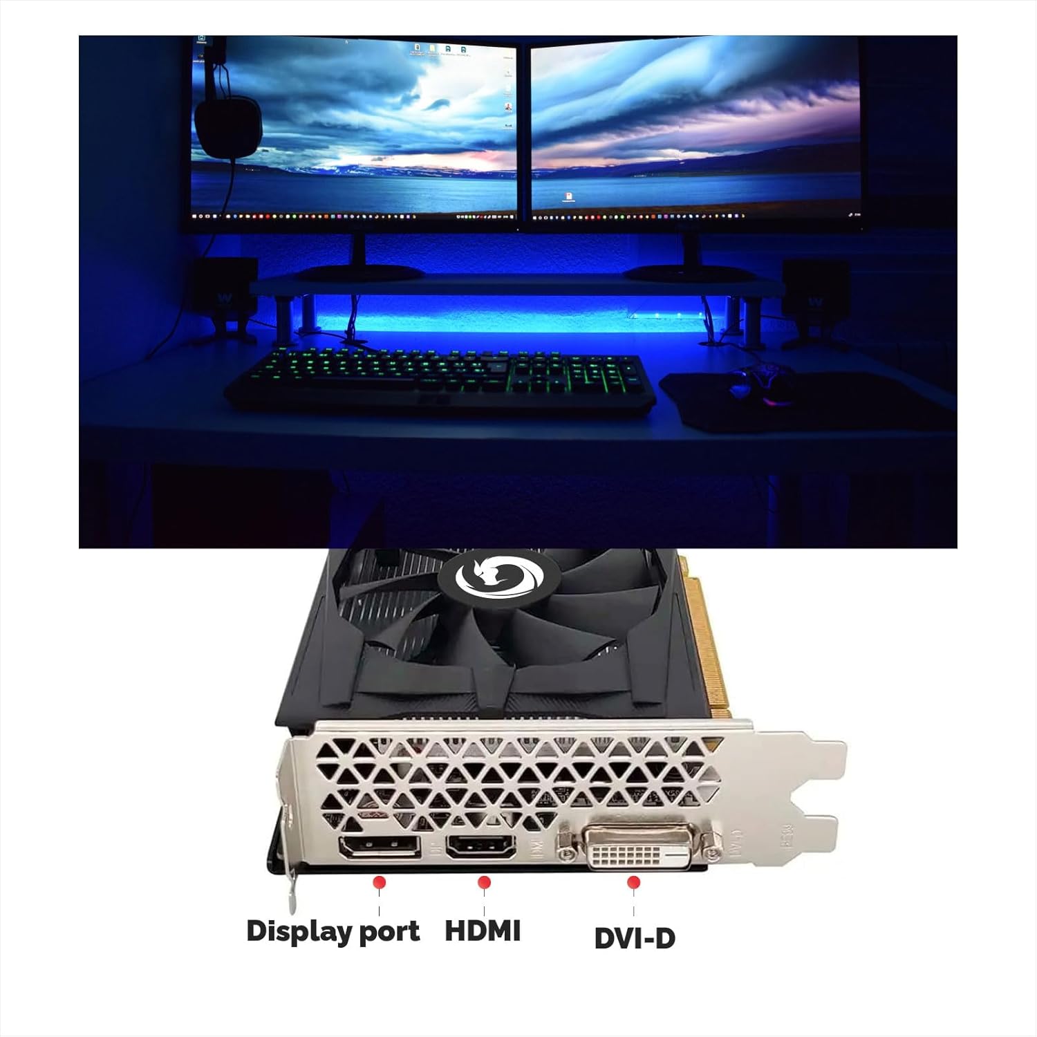 Nuwo Scheda Video RX580 AMD RADEON RX 580 2048SP, 8 GB GDDR5, 256 bit, 1284MHz, Scheda Grafica GPU per PC Gaming, DVI, HDMI, DisplayPort, PCI Express 3.0 x16, Supporta DirectX 12, Bulk Nuwo Scheda Video RX580 AMD RADEON RX 580 2048SP, 8 GB GDDR5, 256 bit, 1284MHz, Scheda Grafica GPU per PC Gaming, DVI, HDMI, DisplayPort, PCI Express 3.0 x16, Supporta DirectX 12, Bulk