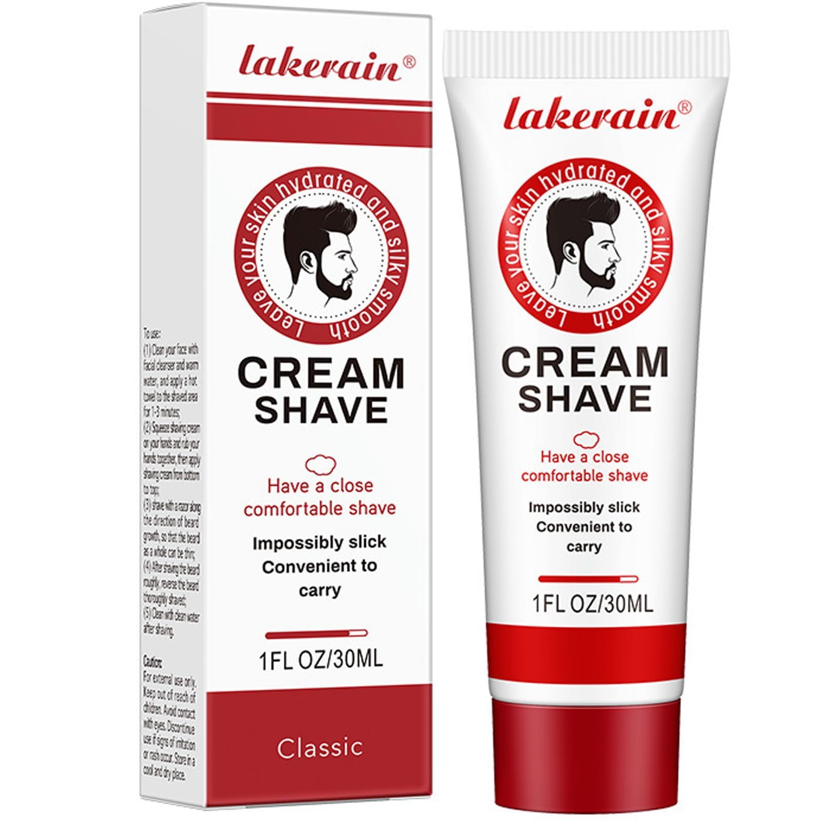 KASTWAVE Shaving Cream for Men, Ultra-Slick Moisturizing, Premium Shave Cream for Protect Against Razor Burn and Irritation, For All Skin Types, Travel Packing