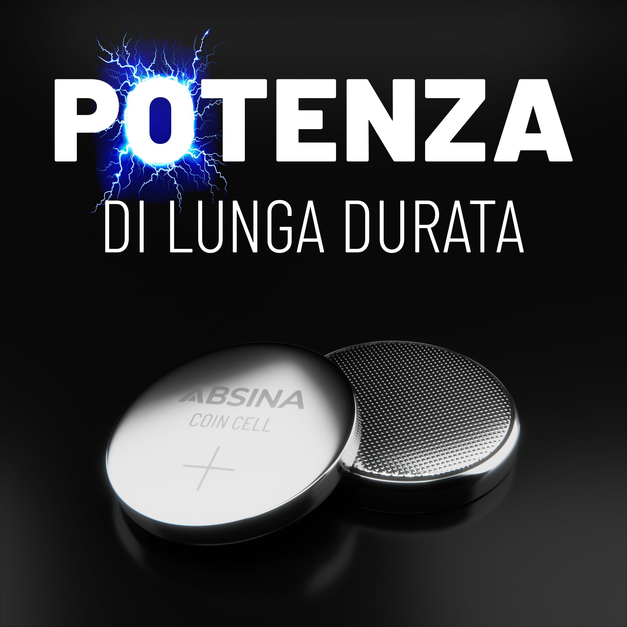 ABSINA 100x CR2450 3V Lithium Battery - Batterie CR2450 a prova di perdite e longevoli - CR 2450 Batteria 3V | Confezione da 100 - Batterie CR2450 a prova di perdite e longevoli - CR 2450 Batteria 3V