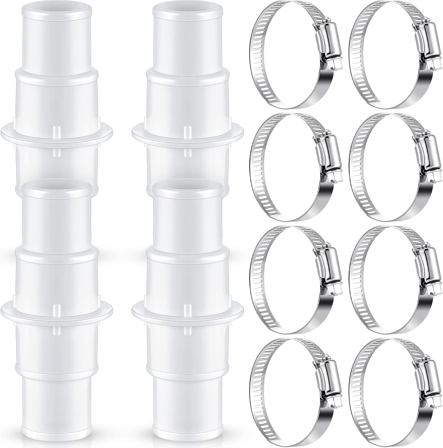 4 Pieces 11/4 Inch or 11/2 Inch Hose Connector Coupling