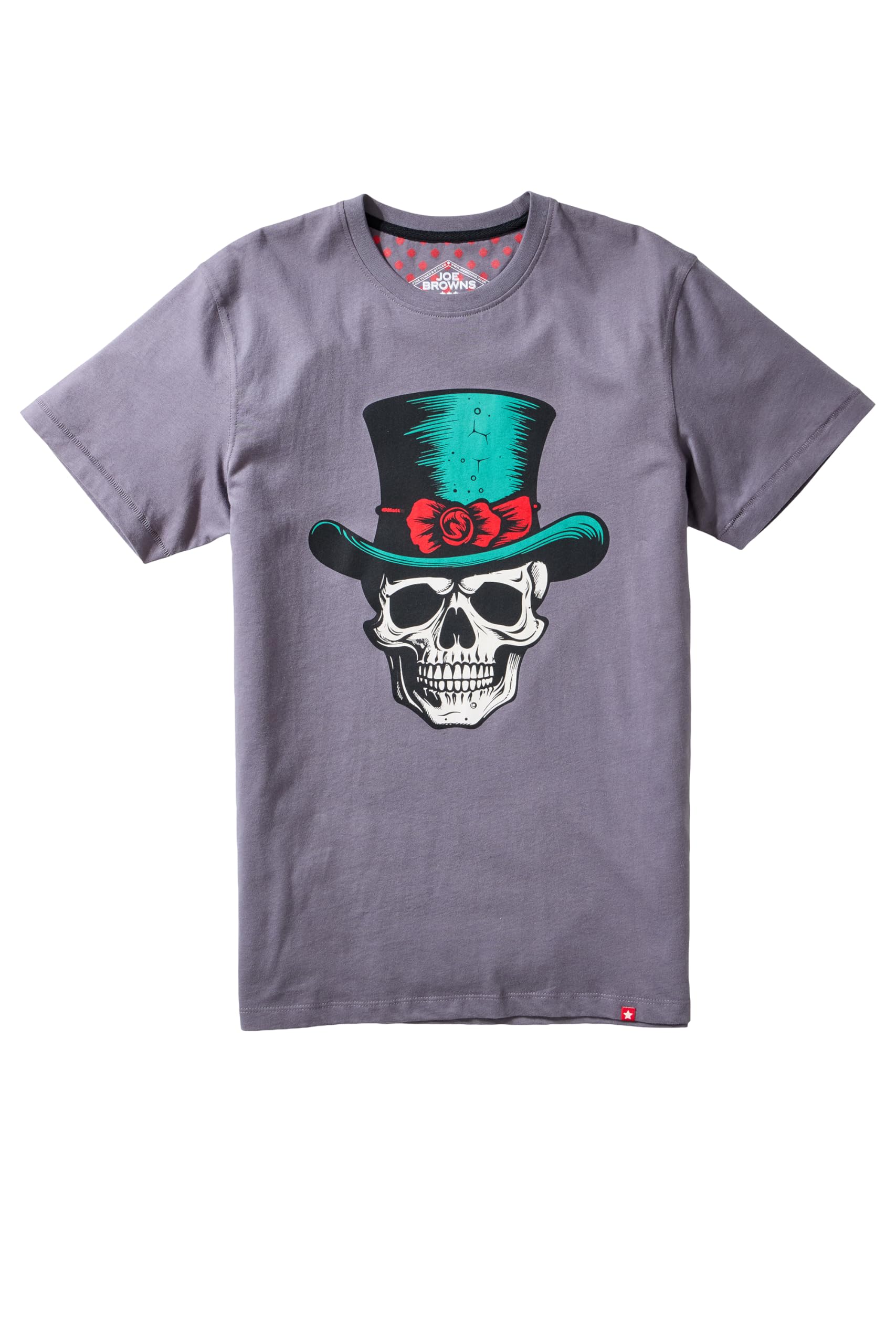 Joe Browns Mens Men’s Top Hat Graphic Tee Black S