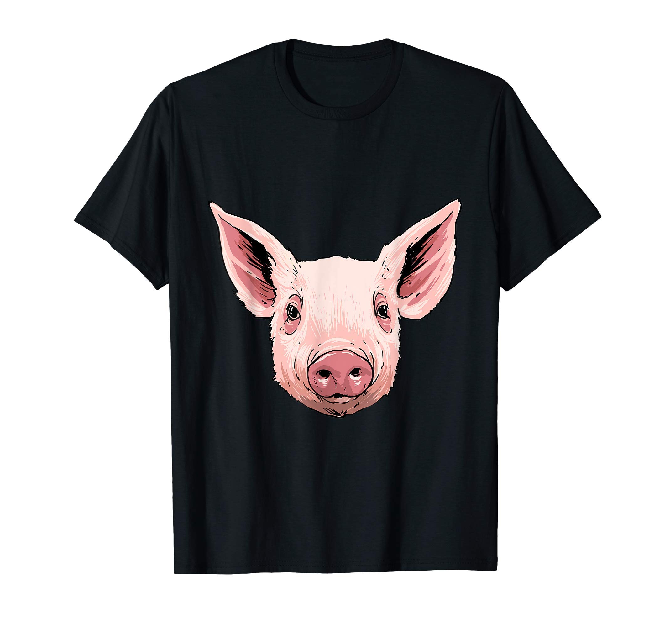 Pig Head Cute Pig Lover Women Men T-Shirt
