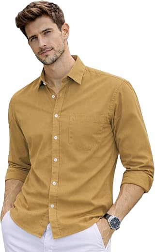 Ben Martin Shirt for Men | Regular Casual Shirts for Mens’ | Men’s Casual Shirt’s Slim Fit | Full Sleeve Cotton Shirts for...