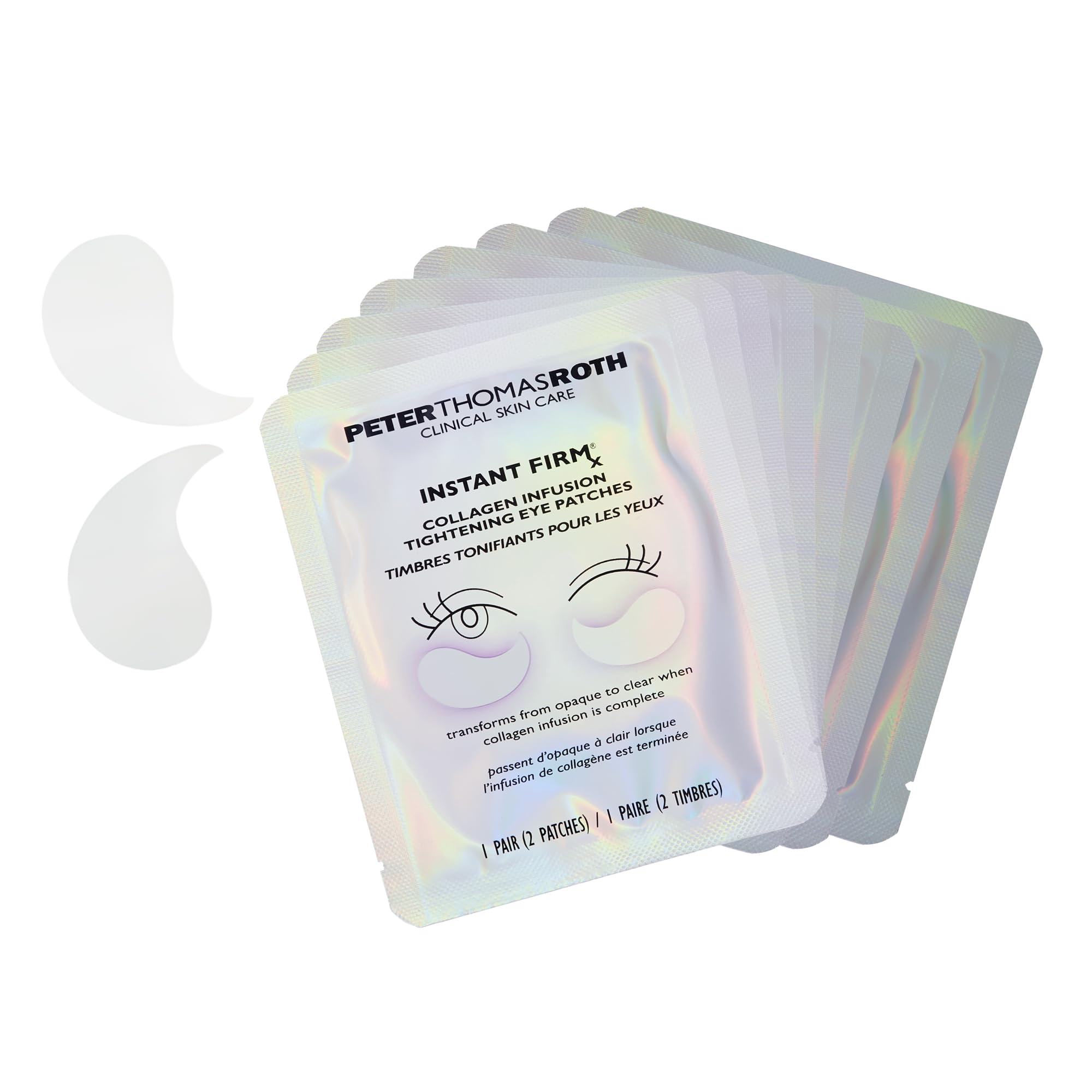 Peter Thomas Roth | Instant FIRMx® Collagen Tightening Eye Patches | Eye Patches For Firming Under-Eye Bags & Wrinkles | Eye Masks For Puffiness