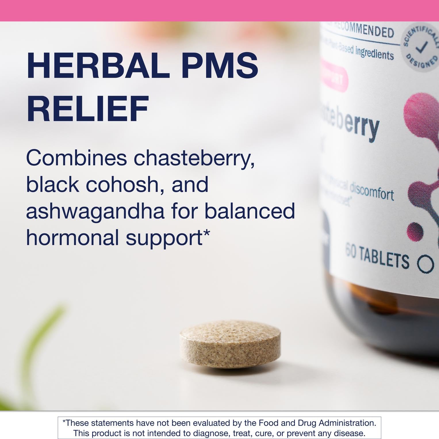 Metagenics Chasteberry Plus Vitex & Dong Quai for PMS Support, 60 Tablets — Amazon image 3