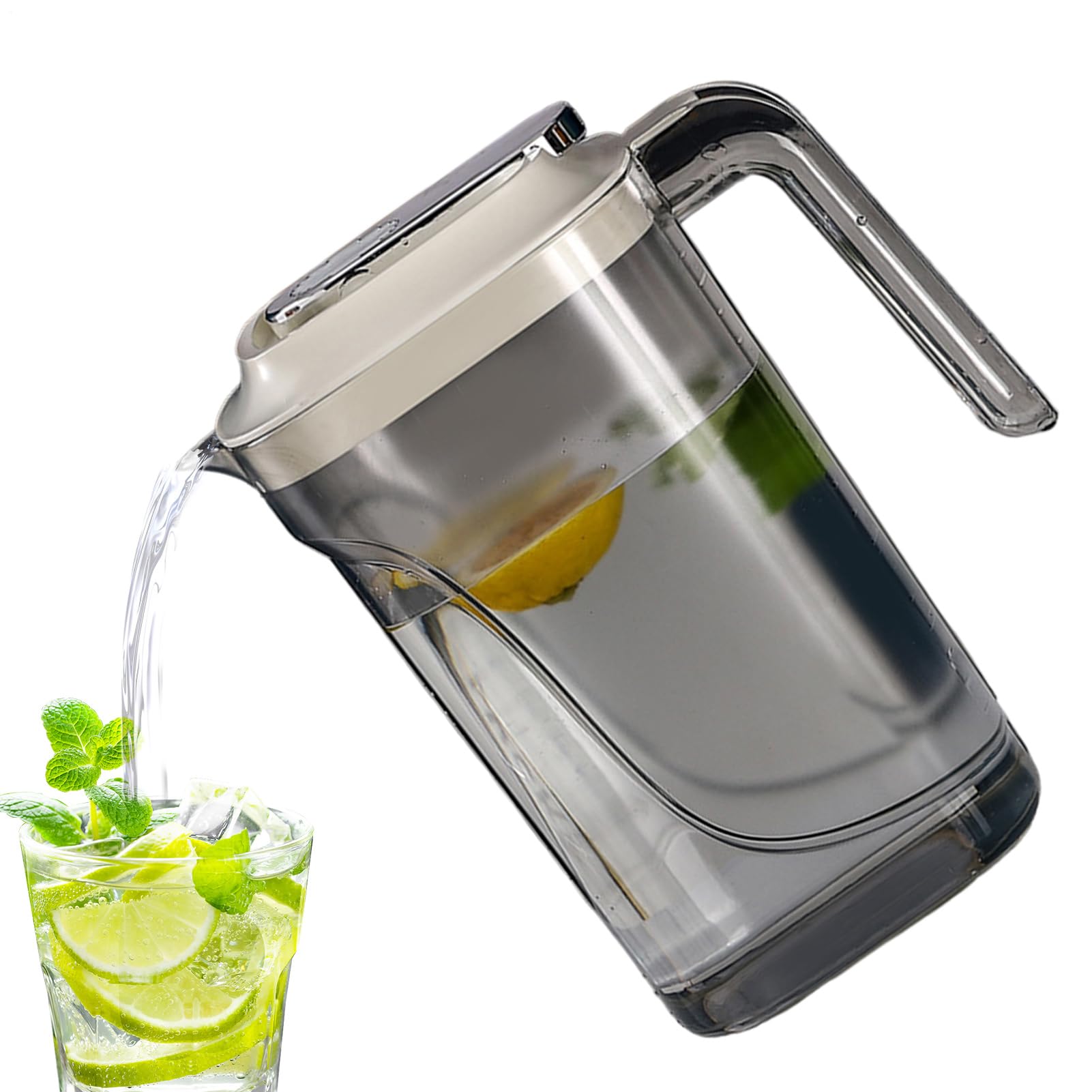 Bouteille d'eau pour réfrigérateur mince et gain de place