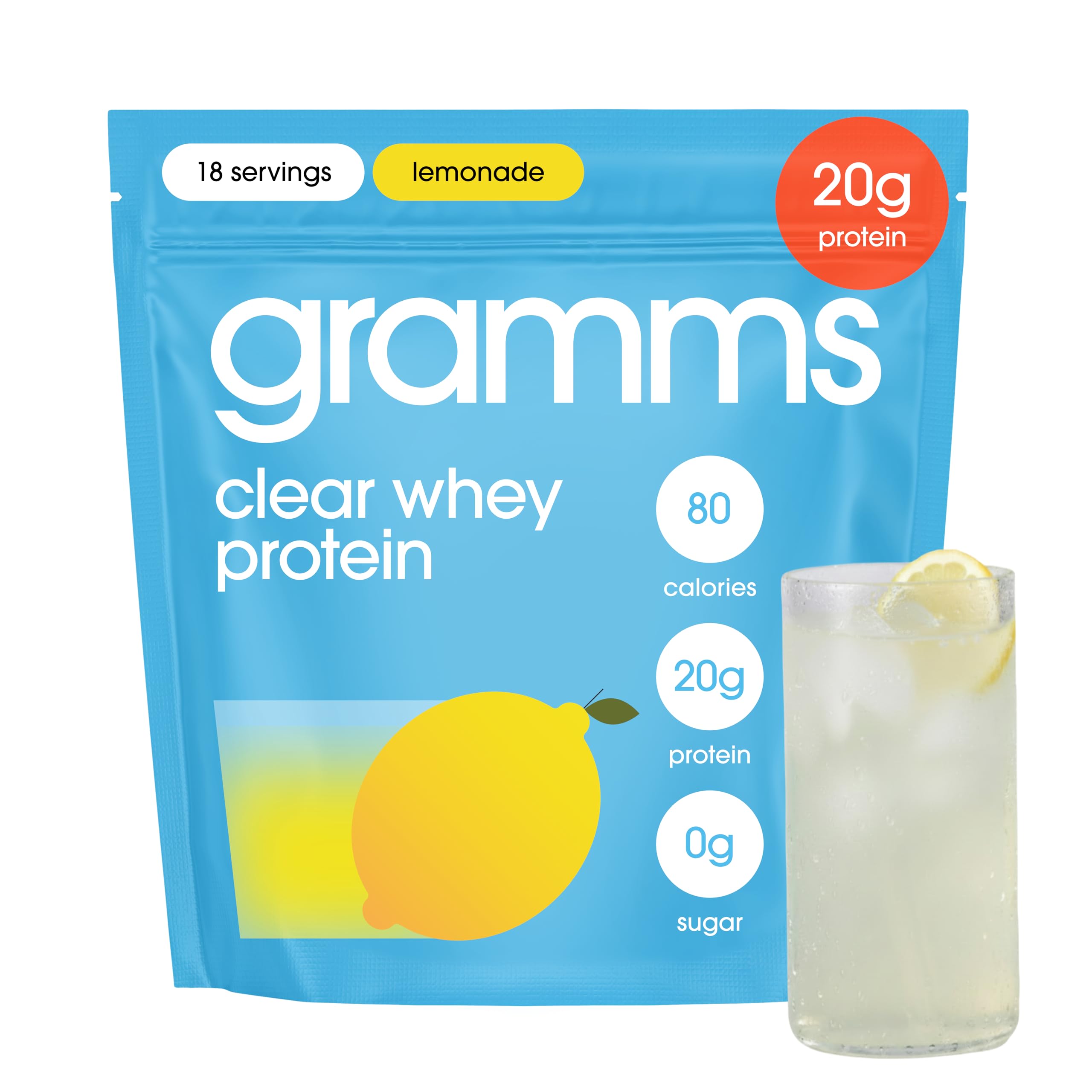 GRAMMS Clear Protein Powder