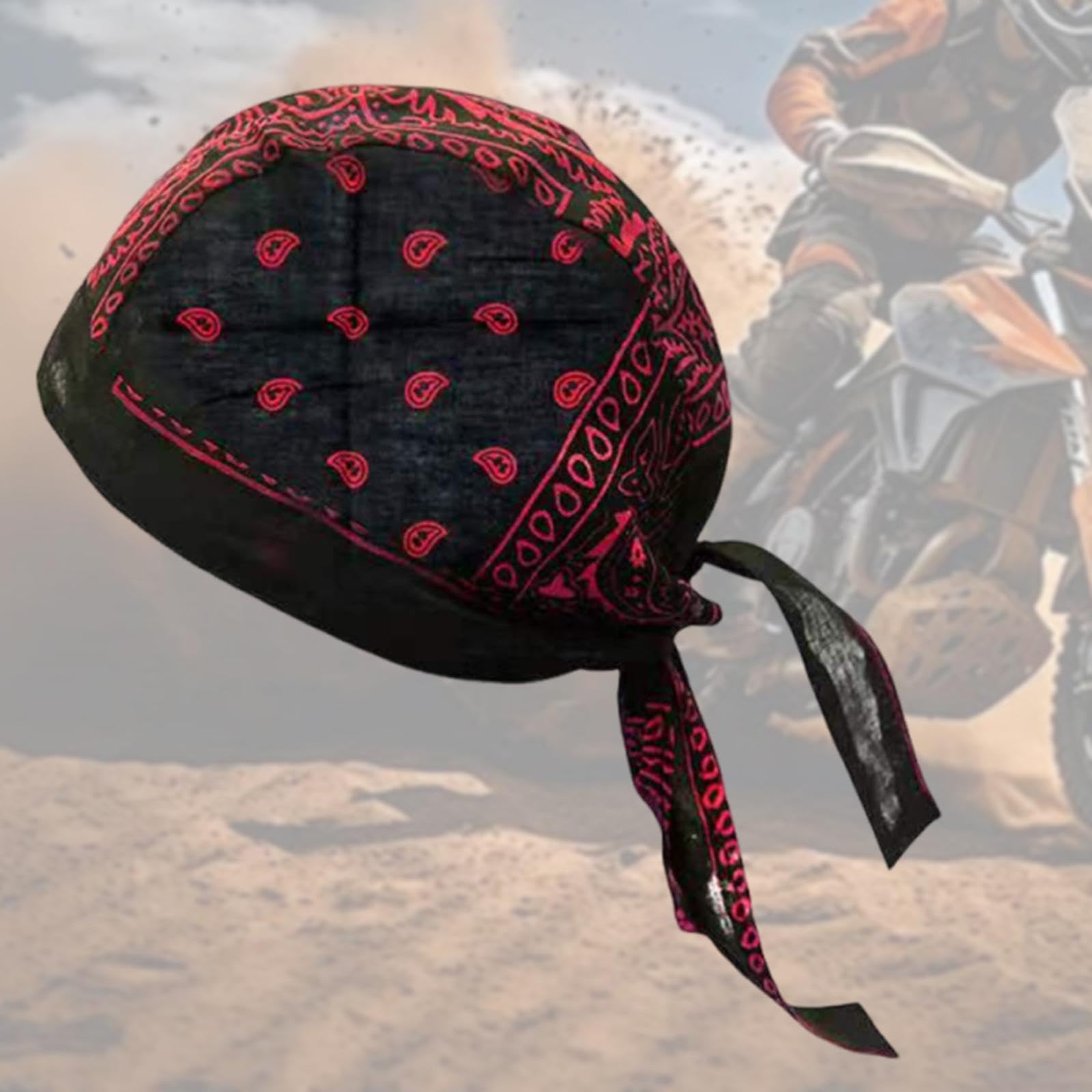 UGPLM Skull Cap Breathable for Men Women Head Wrap for Running Sports Outdoor Riding, Black