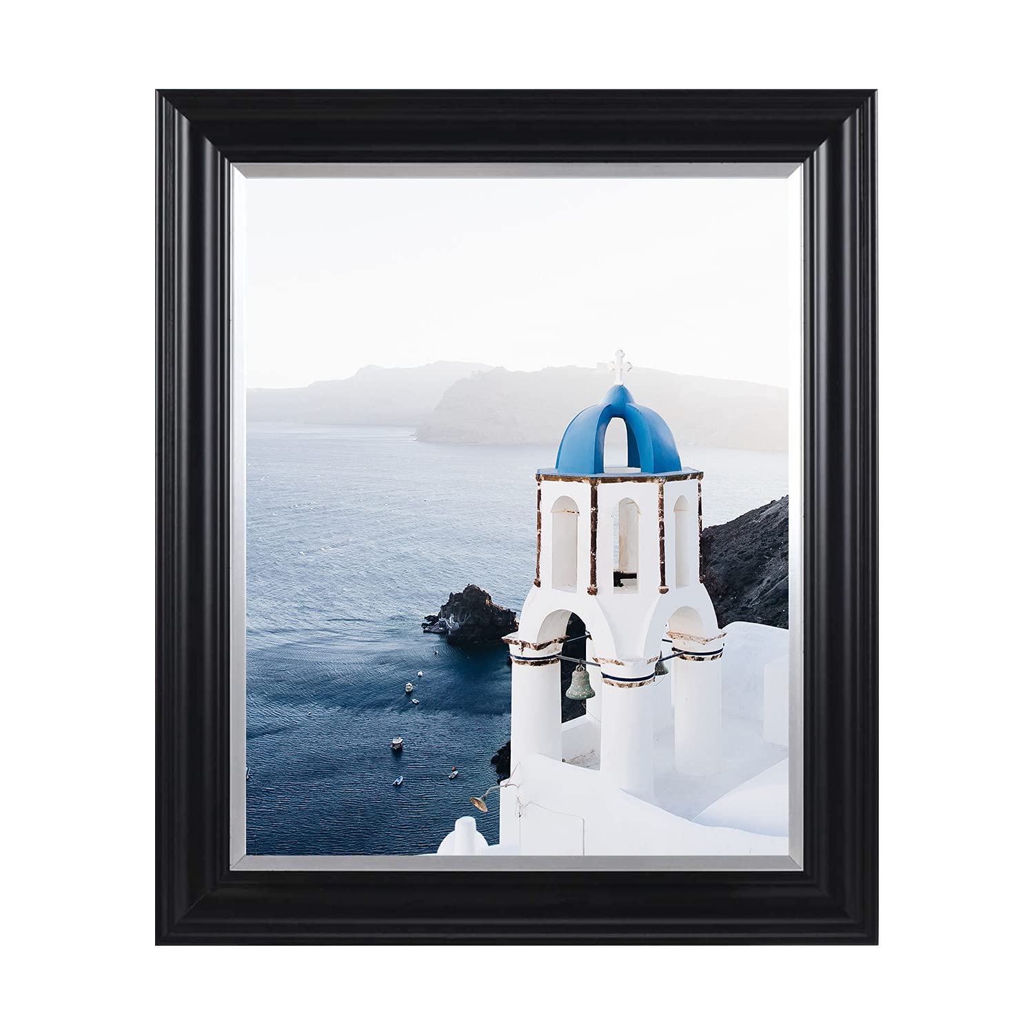 Buy Classic Black Frames for 8x10 Inch Photos, Table Frame with Silver