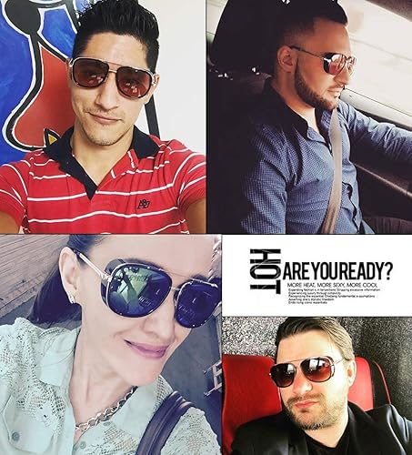 Miniatura 6 de Outray Unisex Cover Side Shield Square Sunglasses