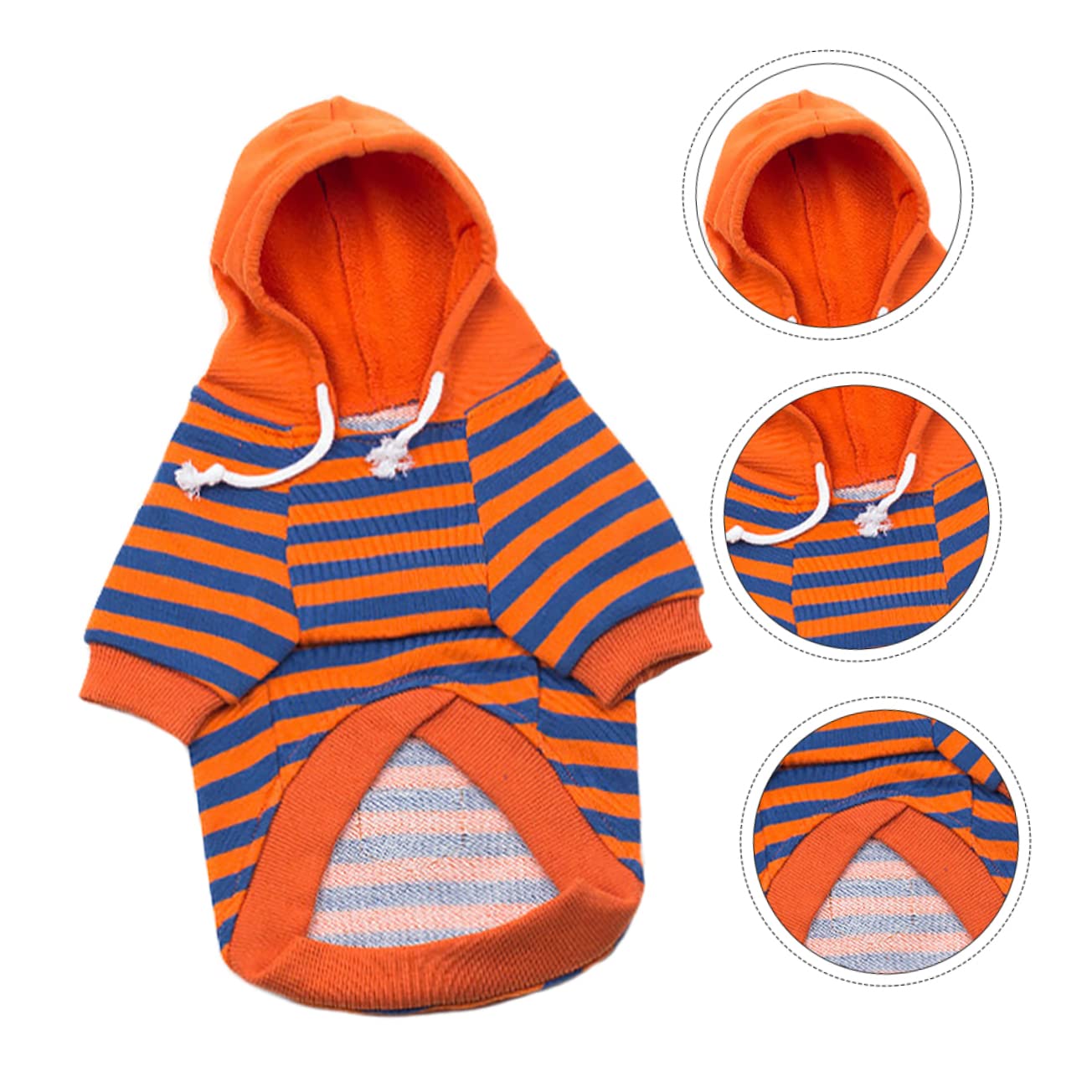 BESPORTBLE 3pezzi Maglietta Strisce Per Cani Cotone Traspirante Abbigliamento Per Animali Domestici Per Occasioni Speciali e Attività All Aperto Comoda e Alla Moda Varie Taglie