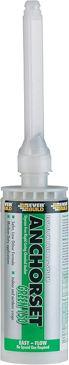 Everbuild Green 300 Anchorset Chemical Anchor 300ml - Eakers DIY