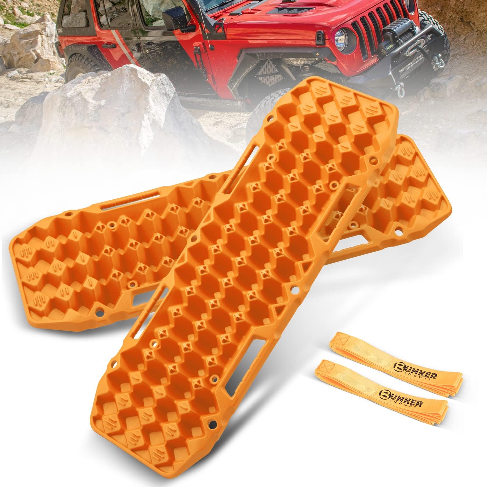 Amazon.com: OULEME Off-Road Traction Boards with Jack Lift Base ...