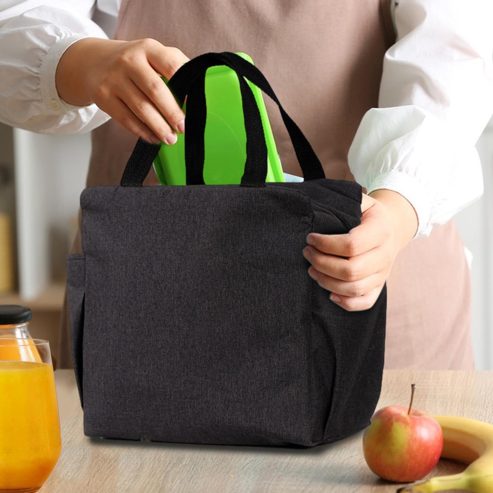 Borsa Per Il Pranzo Per Donne E Uomini, Contenitore Termico Riutilizzabile Borse A Tenuta Stagna Per Lavoro Ufficio O Viaggio A~p135178890