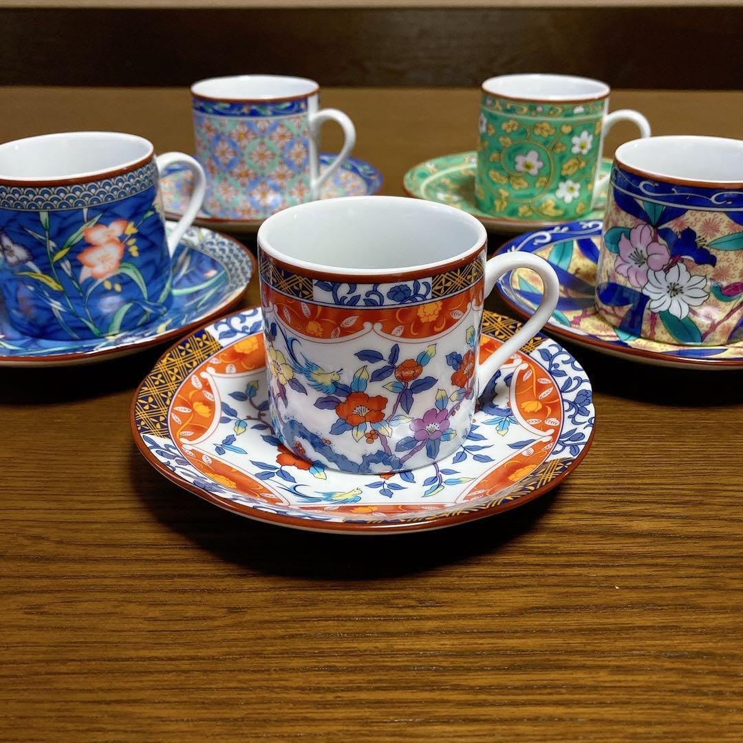 景徳鎮 カップ ソーサー6客 シュガーポット プレート 洋食器 中国古玩