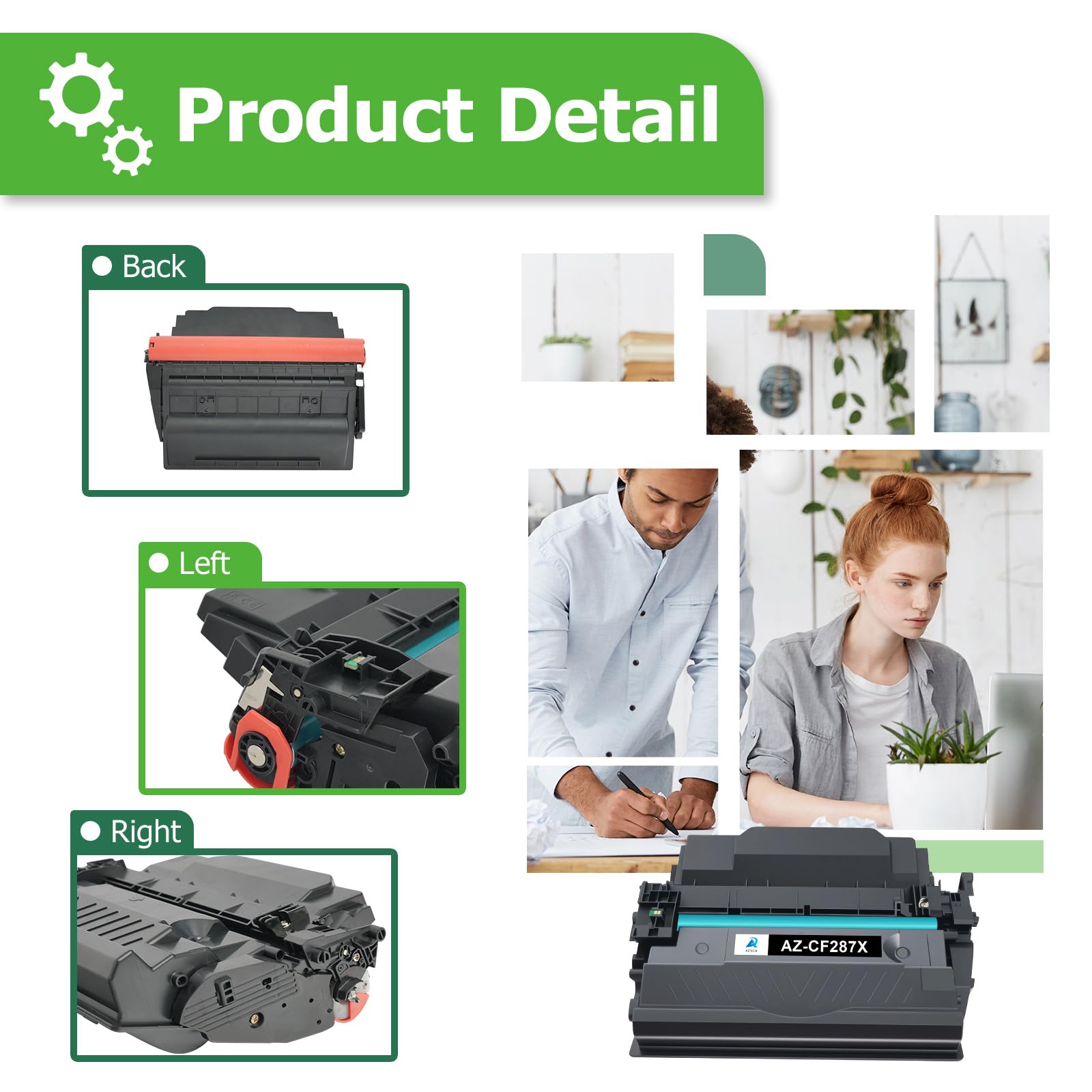 Amazon.co.jp：Aztech 互換トナーカートリッジ HP 87X 87A CF287X