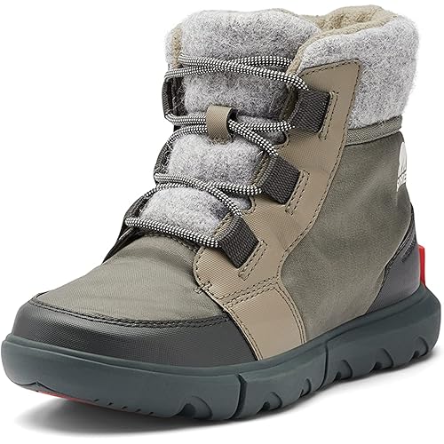 Sorel Women's Winter Boots Snow, Sage Dark Stone, 5.5