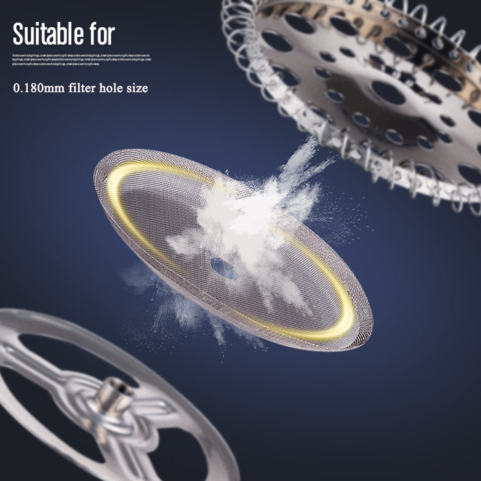 Cafetera Émbolo, Cafetera Francesa De Vidrio De Borosilicato Duradero Resistente Al Calor, Cafetera De Piston/Tetera De Acero Inoxidable con 3 Filtros, Fácil De Limpiar, para Regalos De Viaje De CAM