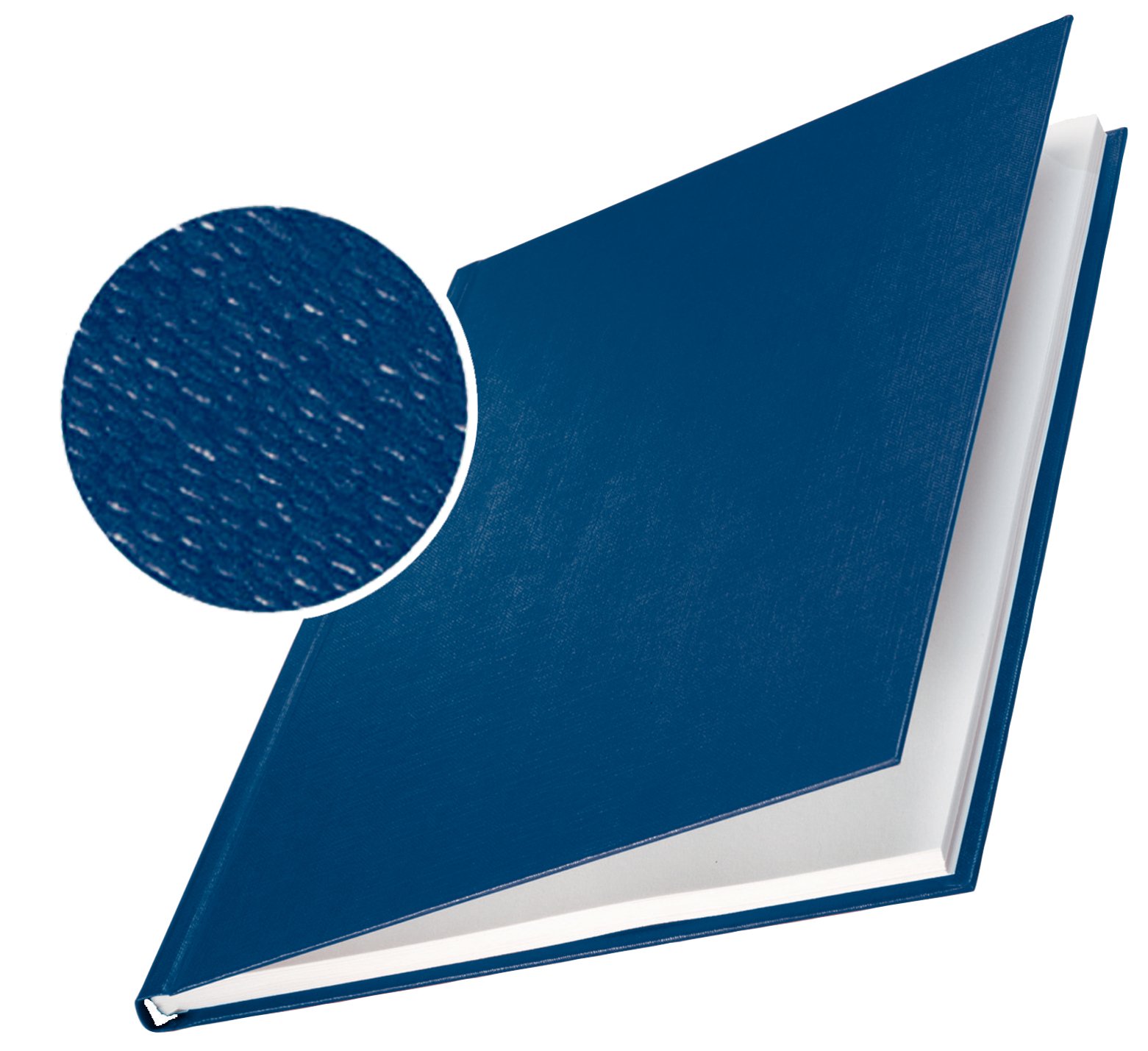 Leitz 73970035 teczka do bindowania impressBIND, twarda okładka, A4, 28 mm, 10 sztuk, niebieska