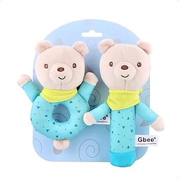 Amazon.co.jp: Shinse ぬいぐるみ がらがら 赤ちゃん おもちゃ