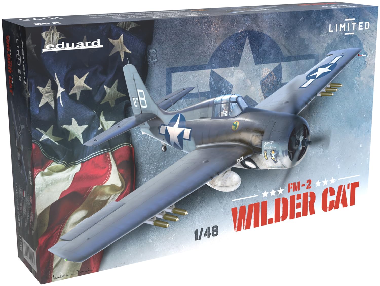 Eduard 11175 Grumman FM-2 Wildcat Wilder Cat 1:48 Model Kit