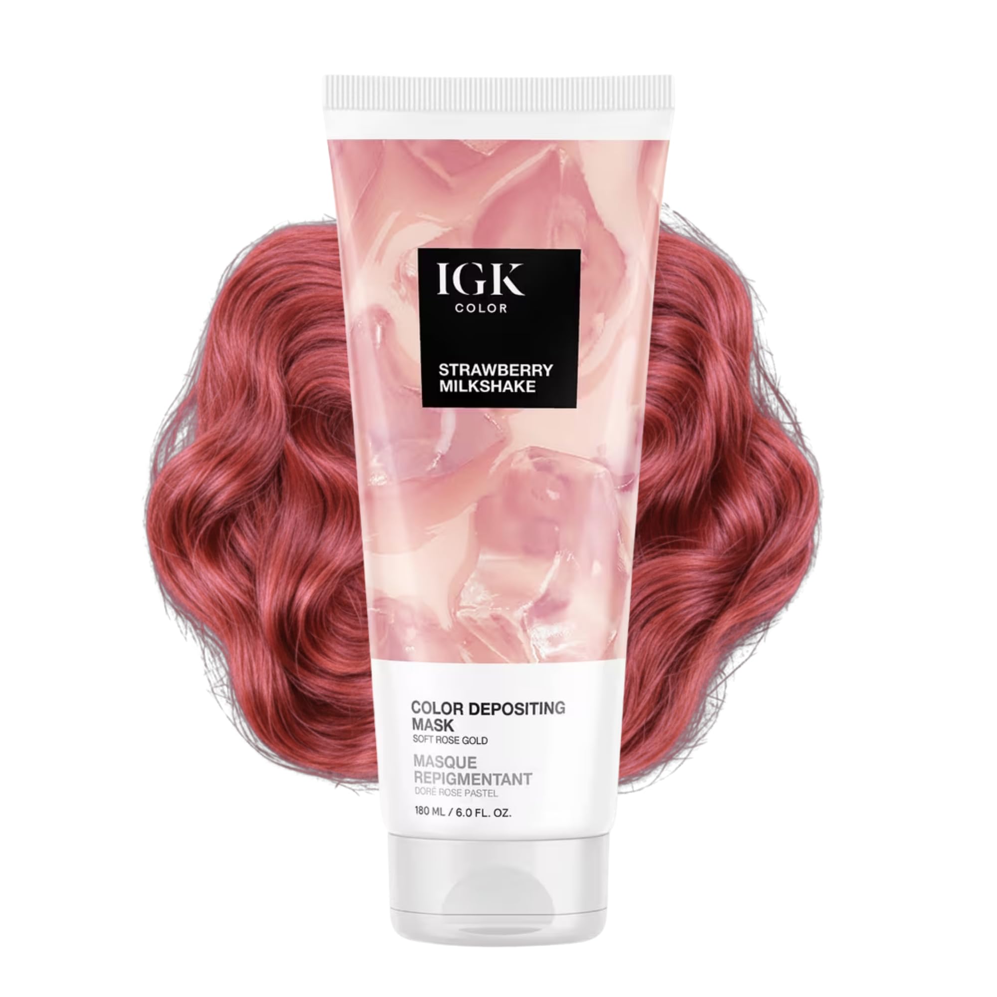 Amazon.com: IGK Strawberry Milkshake | Soft Rose Gold Hair Gloss +