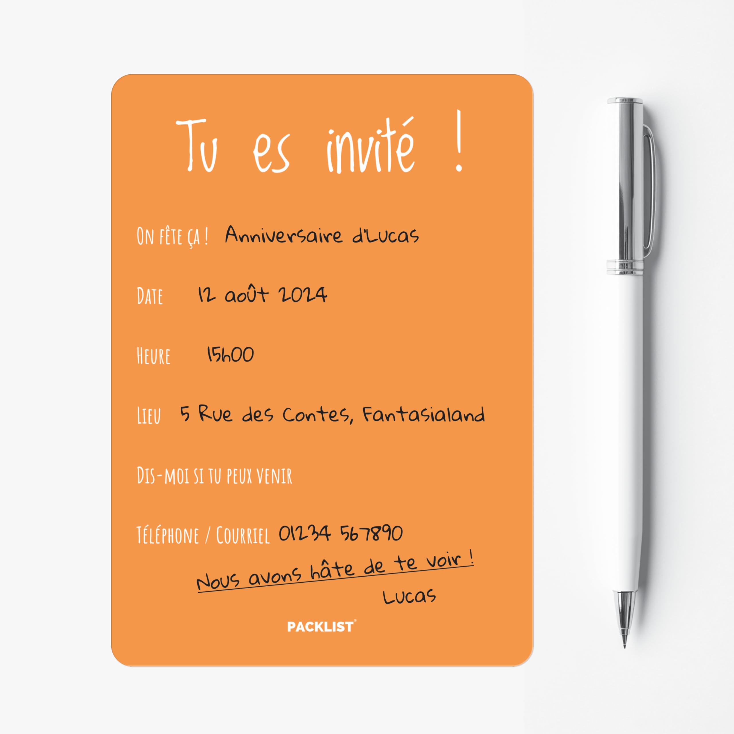 12 Biglietti Di Invito, Incl. 12 Buste, 11° Compleanno Per
