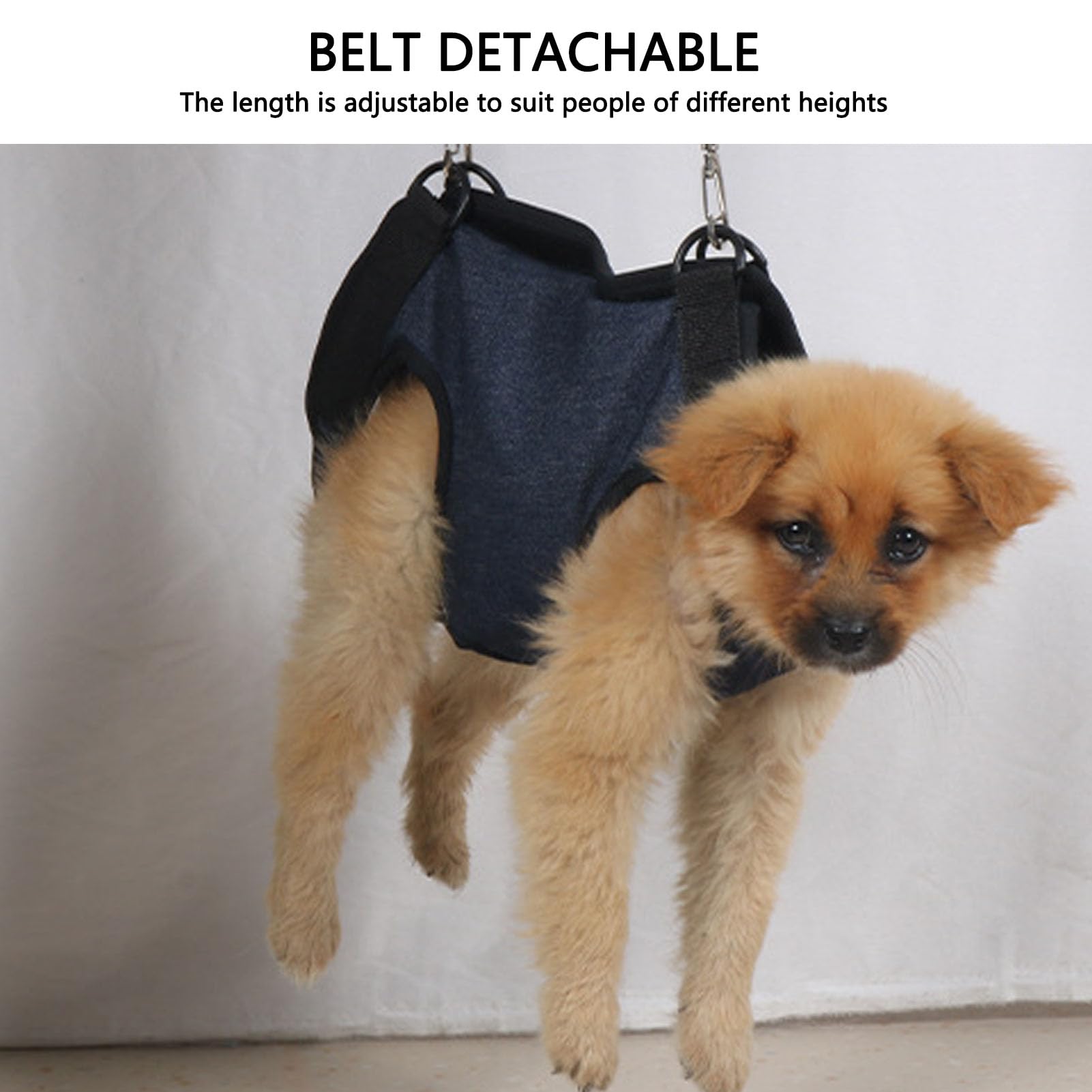 Xiuganpo Dog Lift Harness, Comfortable Adjustable Aid for Elderly Dogs Humanized Design for Male Dogs Size S - Image 2