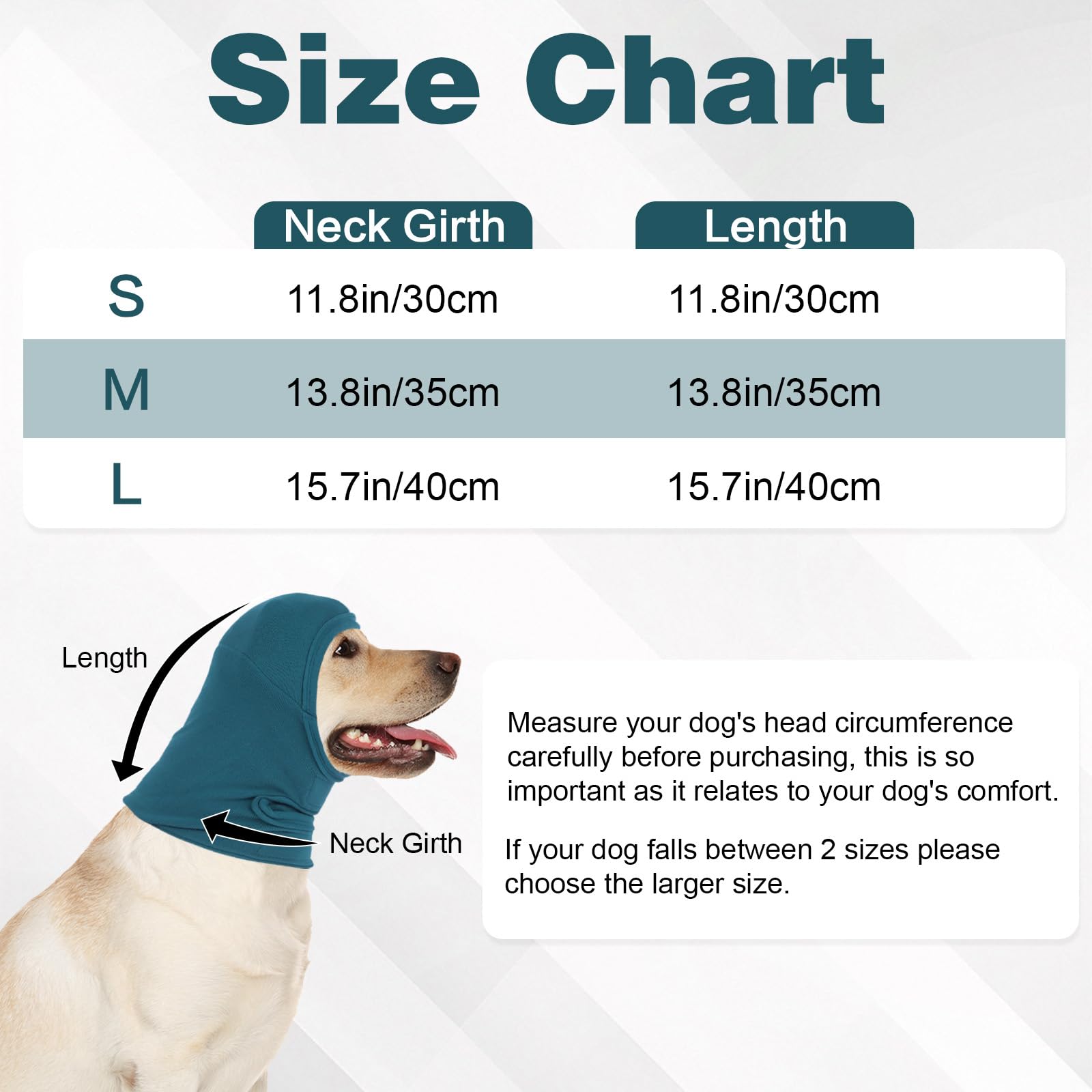 Yoolhamy Dog Snood Ear Protectors - Image 3