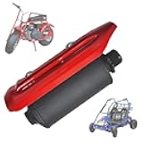 Exhaust Muffler Silencer Replacement For Coleman CT200u CT200u-EX BT200x Mini Bike Go Kart KT196 GX160 GX200