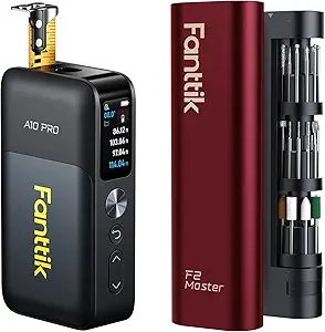 Fanttik A10 Pro 2-in-1 Digital Laser Tape Measure with HD IPS Color Display & Fanttik F2 Master Mini Cordless Rotary Tool Kit 4V