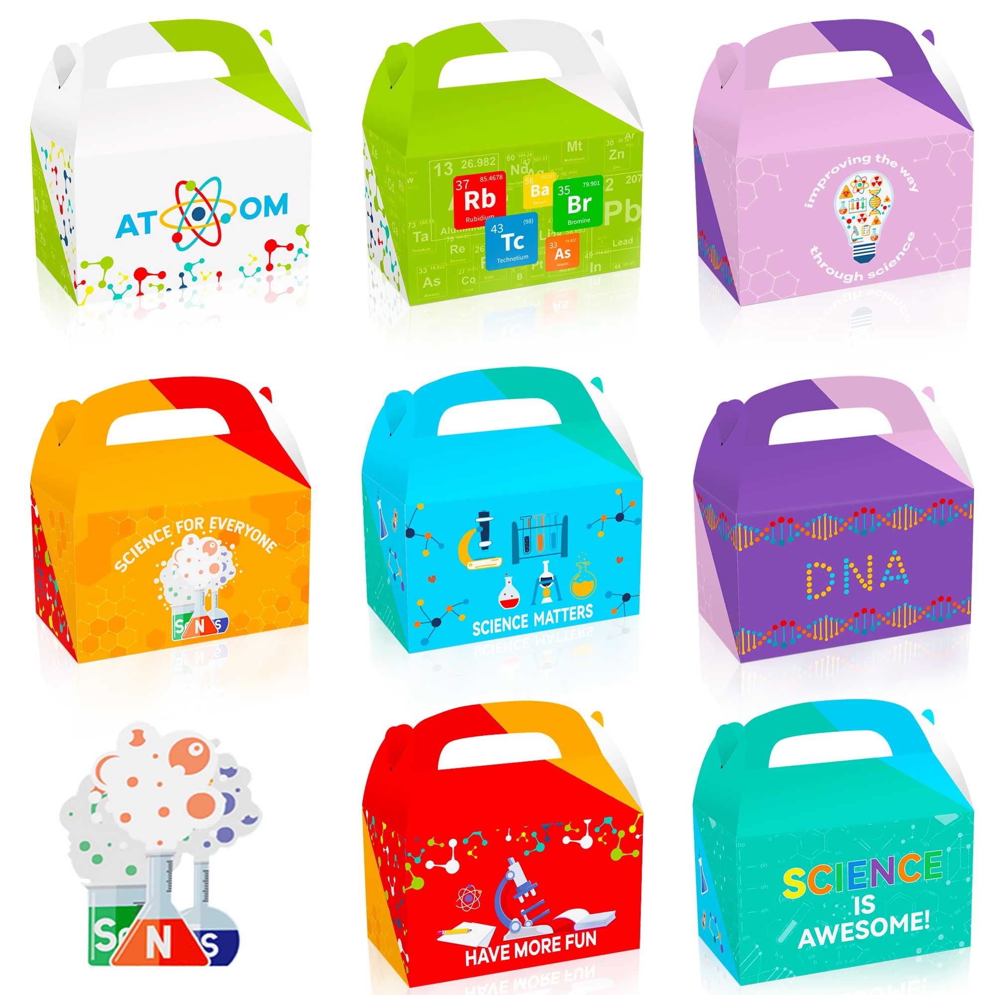 Amazon.com: LaVenty 12 PCS Science Party Favor Boxes - Mad Science