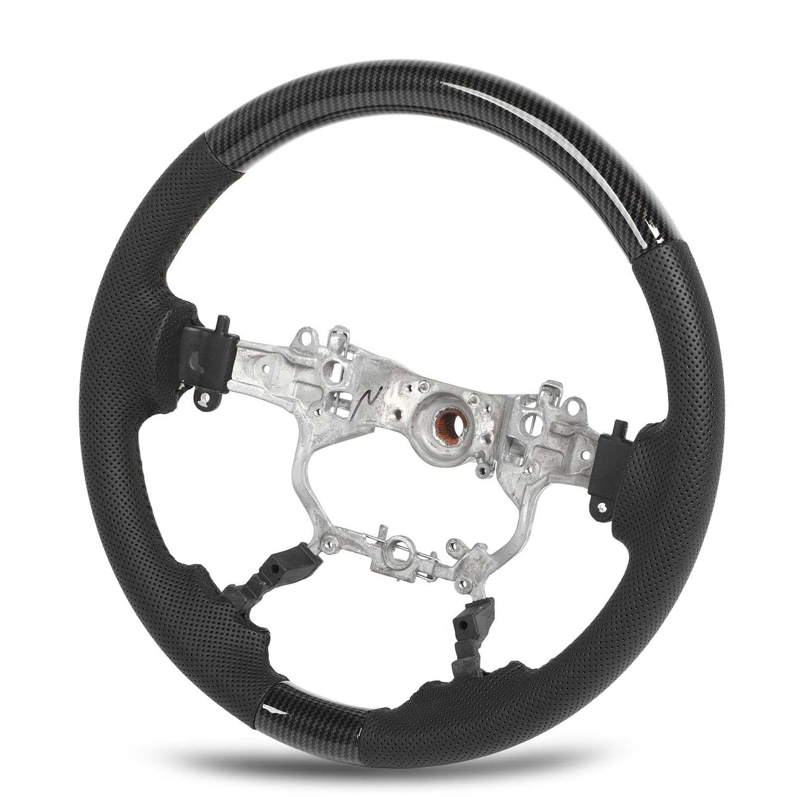 Sostituzione del volante in pelle traforata Hydro Dip Design innovativo per il comfort di guida (Stile in fibra di carbonio)