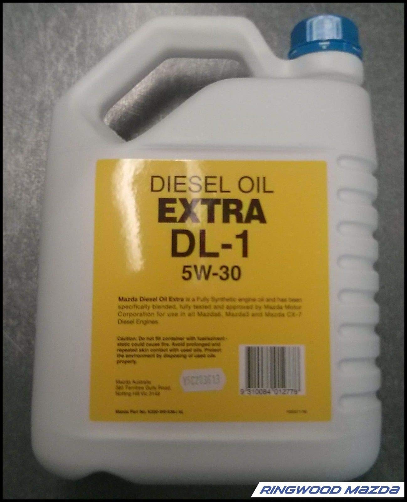 Genuine Mazda Diesel Engine Oil 5 Litre Mazda 3 6 CX7 K200W0536J5L