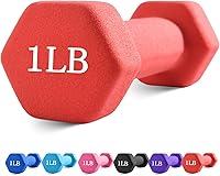 Vista 18 de Portzon - Juego de 2 mancuernas de neopreno, pesas para mano, antideslizantes, no ruedan