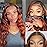 LAINSS Ginger Brown Highlight Body Wave Lace Front Wigs Human Hair 13x4 Glueless Wigs Pre Plucked Highlight Ombre Ginger Orange HD Transparent Lace Frontal Wigs For Women 180% Density 24Inch