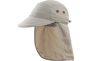 UPF 50 Sun Protection Cap with Removable Face Shield