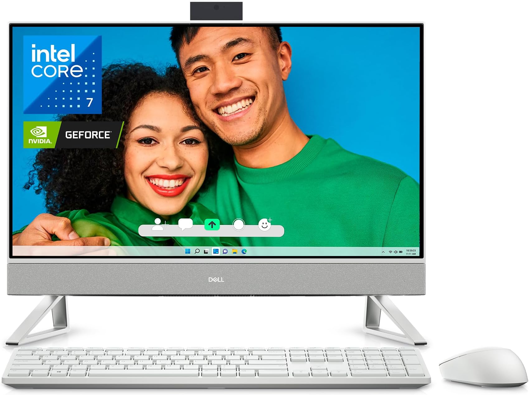 Dell Inspiron 7730 All-in-One Desktop - 27-inch FHD Touchscreen Display ...