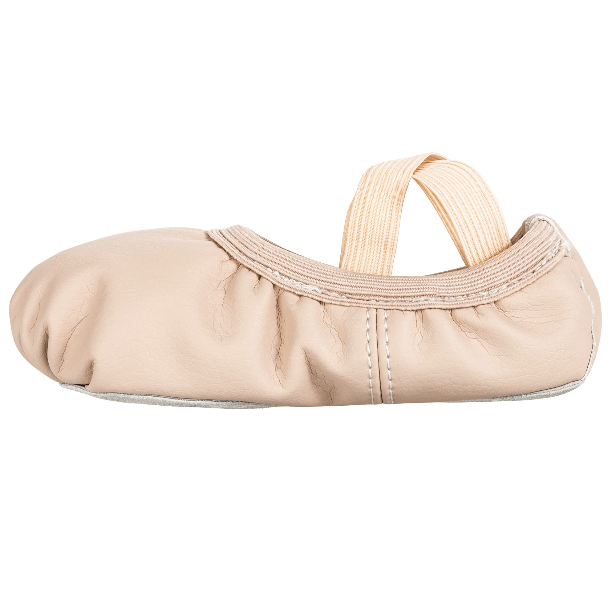 Tancefair Scarpette da Danza Classica in Pelle Scarpe Danza Mezza Punta Scarpette da Ballerina Ginnastica Ballo Pantofole per Bambina Ragazze e Donna